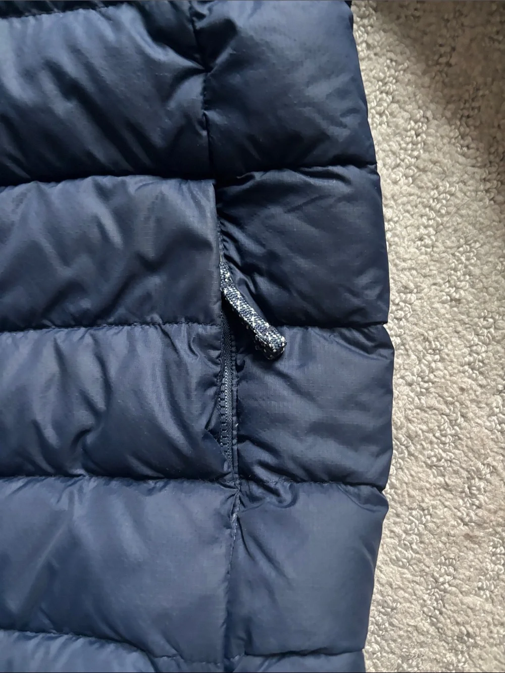 Boys Patagonia Navy Quilted Down Jacket
